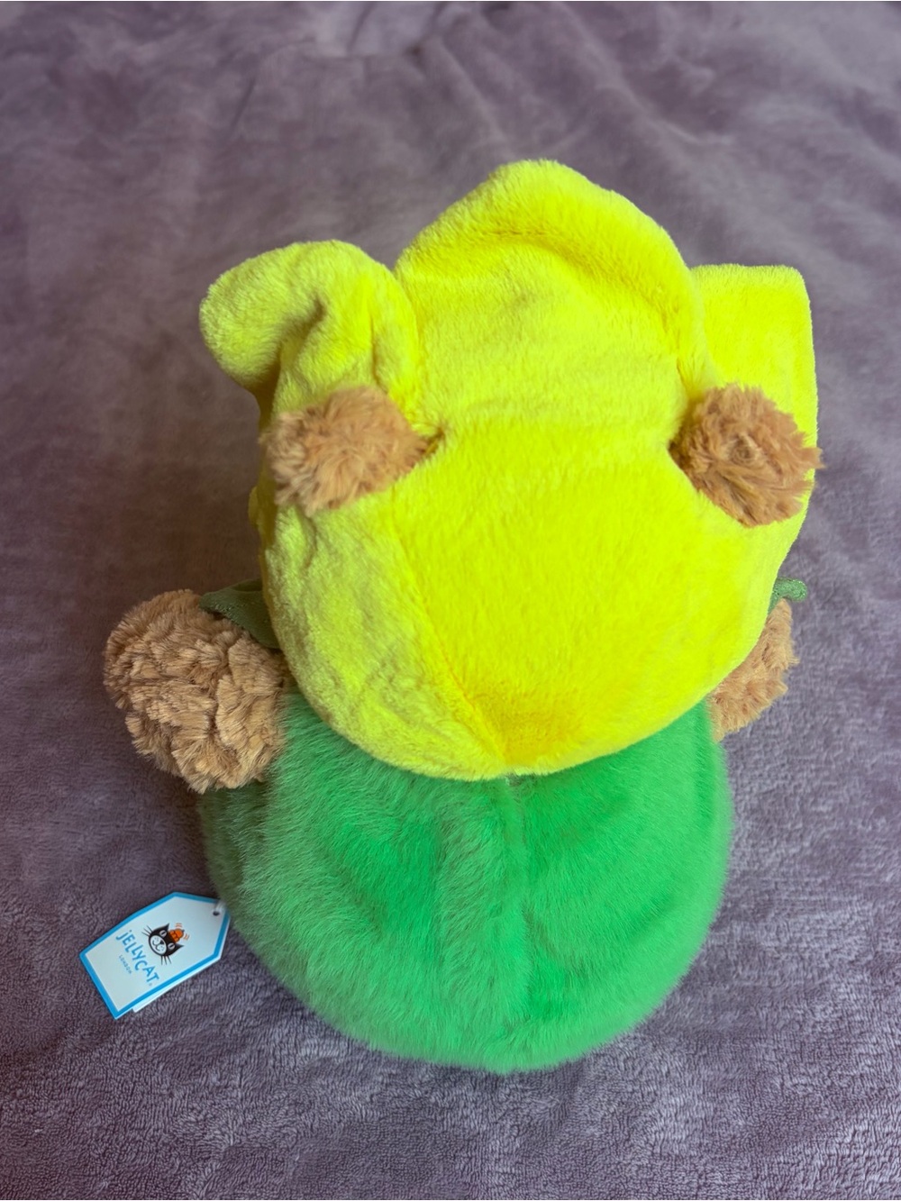 Jellycat Bartholomew Bear in Yellow Flower Costume - Picture 3 of 5